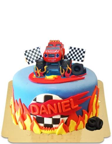  Gâteau Blaze à flammes vegan, sans gluten - 5