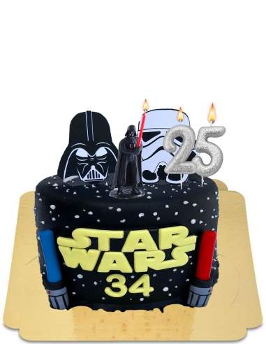  Gâteau Star wars vador et sabre laser vegan, sans gluten - 74