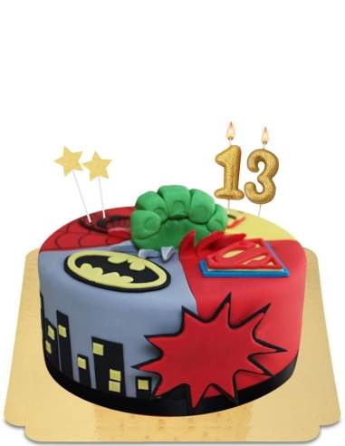 Disque gateau Batman vs Superman Justice League - Univers Cake