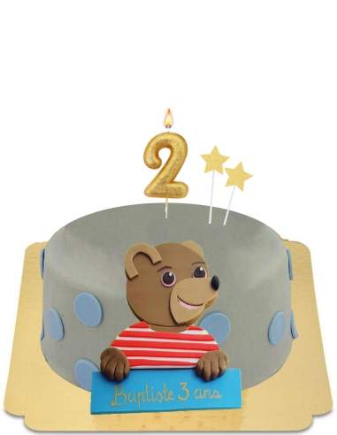  Gâteau Petit ours brun vegan, sans gluten - 38