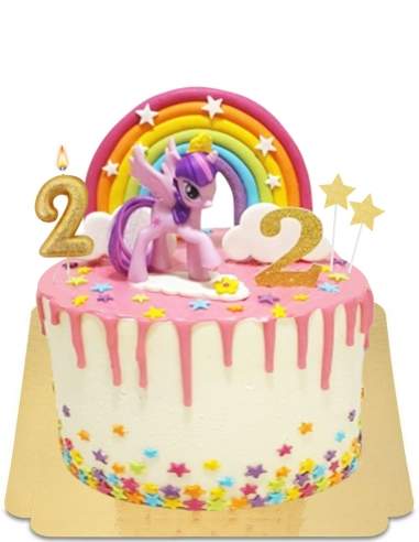  Drip cake Mon Petit Poney My Little Pony vegan, sans gluten - 53