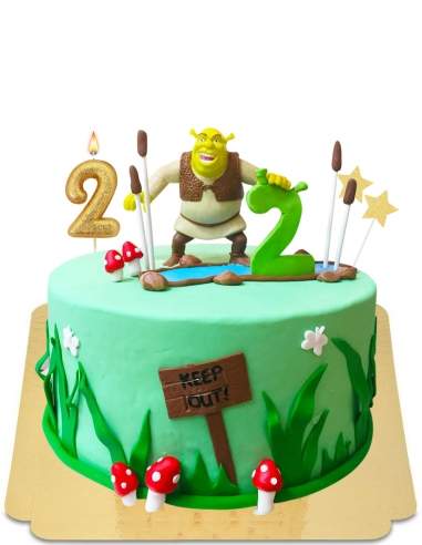  Gâteau Shrek dans ses bois vegan, sans gluten - 44