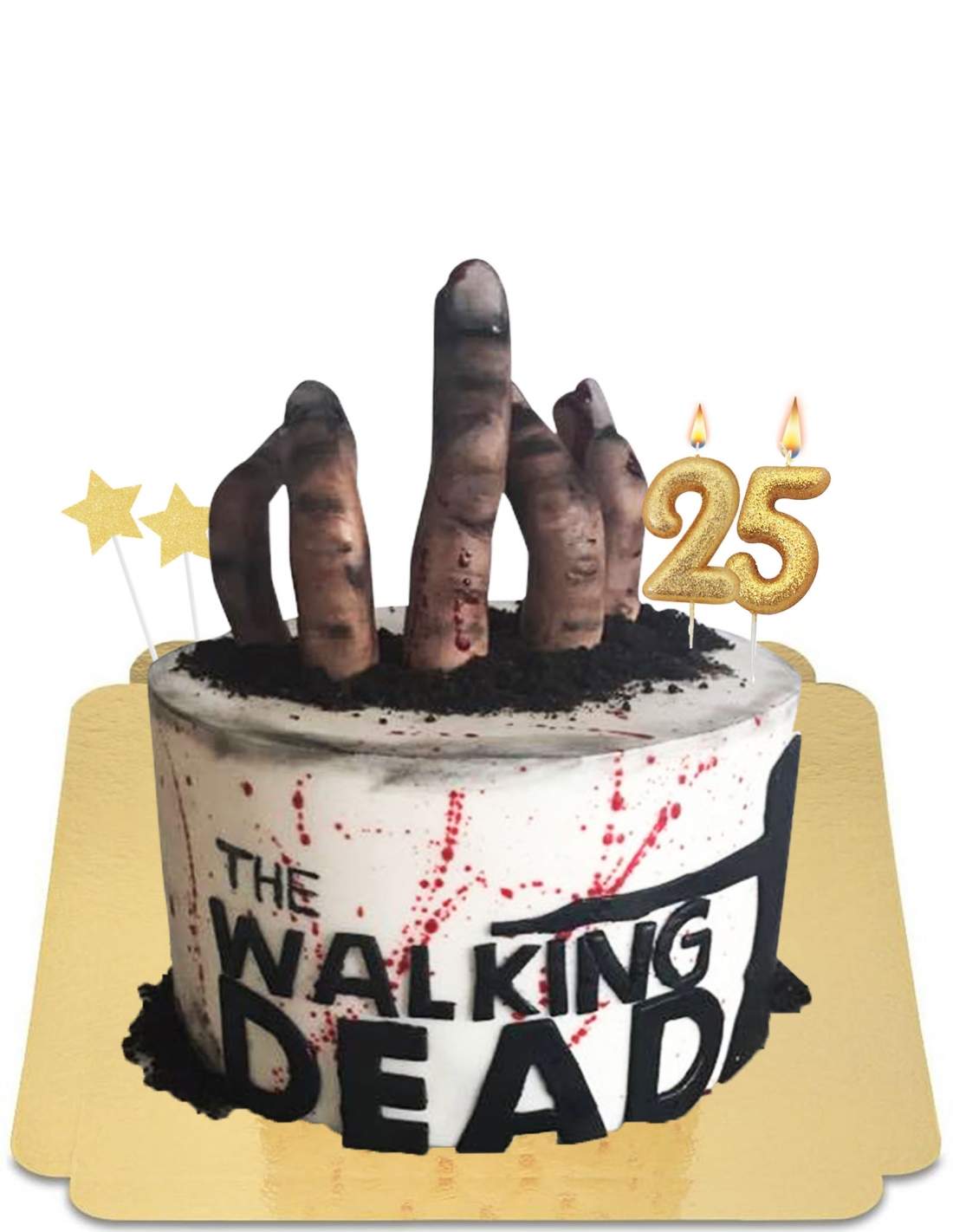 Gateau Walking Dead Les Zombies Attaquent Vegan Sans Gluten