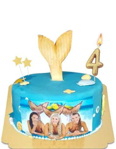  Gâteau Les Sirènes de Mako vegan, sans gluten - 3