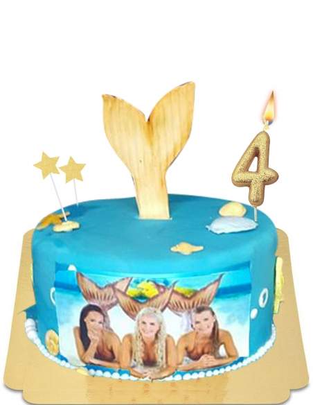  Gâteau Les Sirènes de Mako vegan, sans gluten - 3