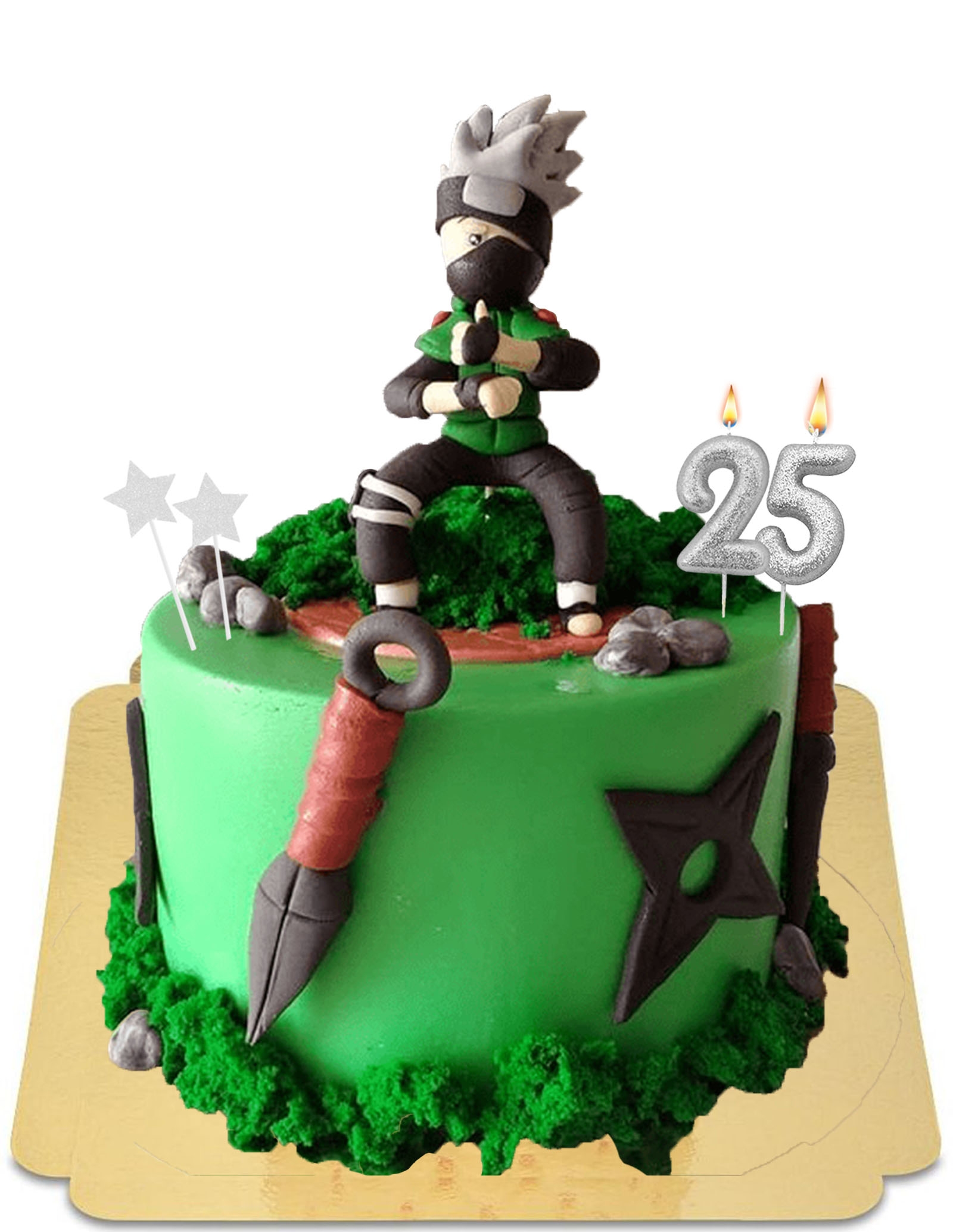 Gateau Kakashi Sensei Naruto Vegan Sans Gluten