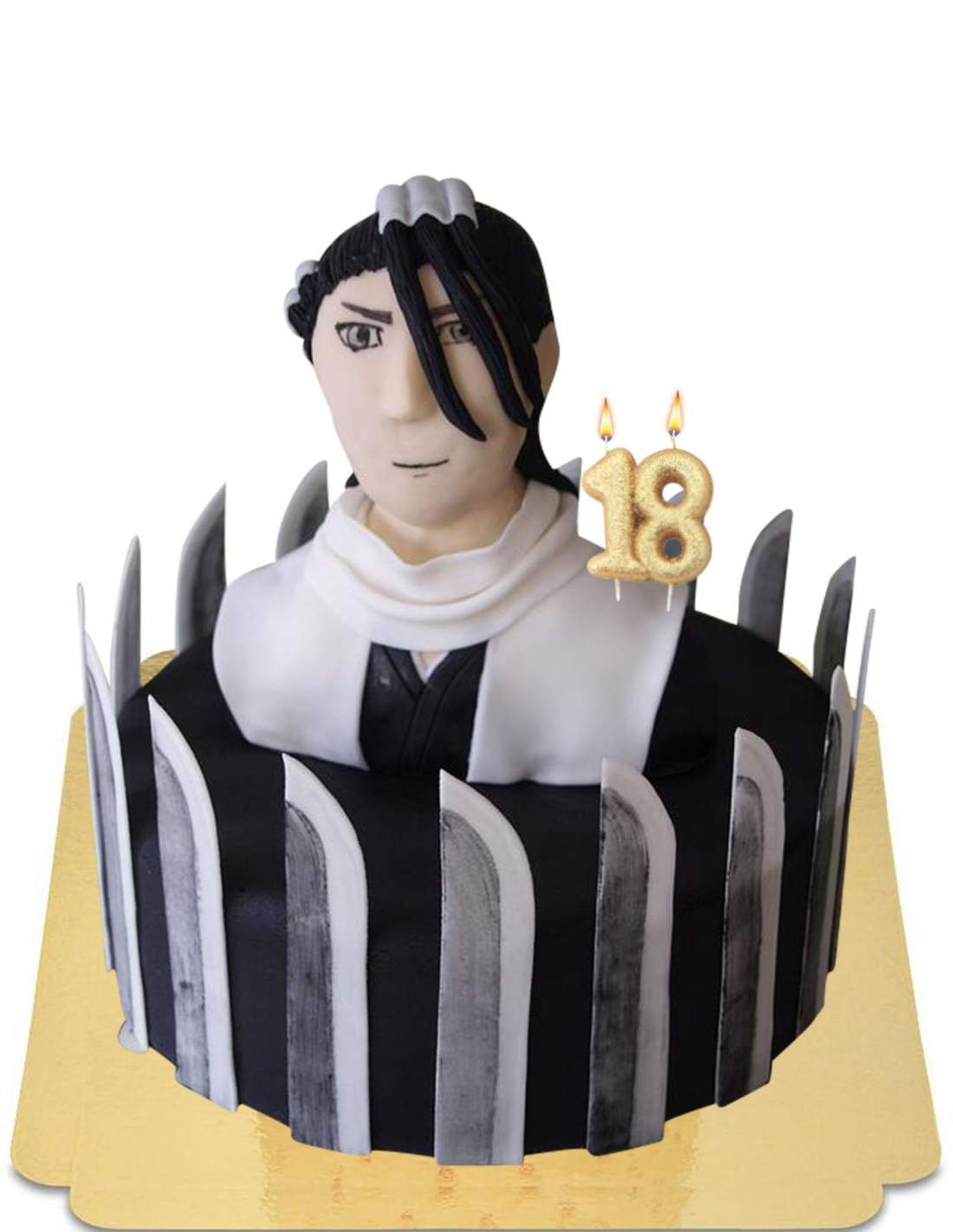 Gateau Byakuya Kuchiki Bankai Bleach Manga Vegan Sans Gluten