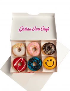  Assortiment de 6 donuts vegan, sans gluten et sans sucre à IG bas - 11