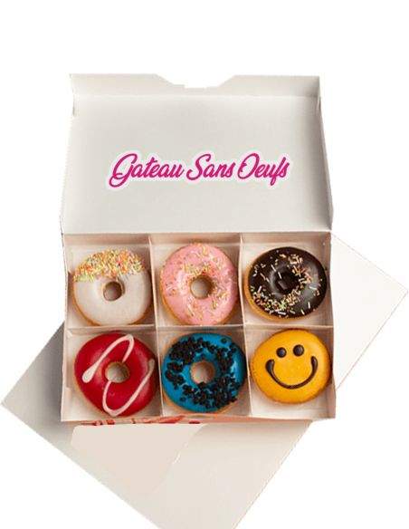  Assortiment de 6 donuts vegan, sans gluten et sans sucre à IG bas - 11