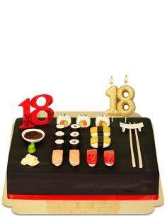 Gateausansoeufs.com Gâteau plateau de Sushi en pâte à sucre vegan et sans gluten - 47