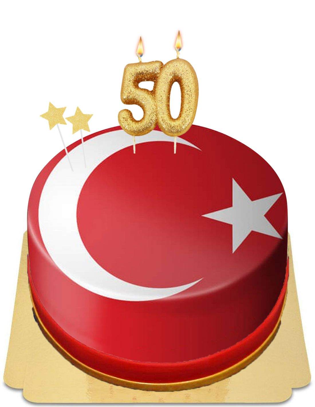Gateau Turquie Drapeau Rouge Et Blanc Vegan Et Sans Gluten 39 90