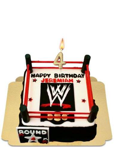 Gateau De Catch Wrestling En Forme De Ring Vegan Et Sans Gluten 44