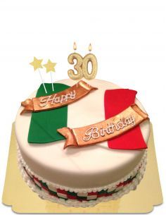 Gateausansoeufs.com Gâteau Italie drapeau classique vegan et sans gluten - 11