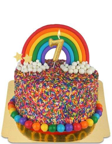 Gateausansoeufs.com Gâteau confettis multicolore et arc-en-ciel vegan et sans gluten - 6